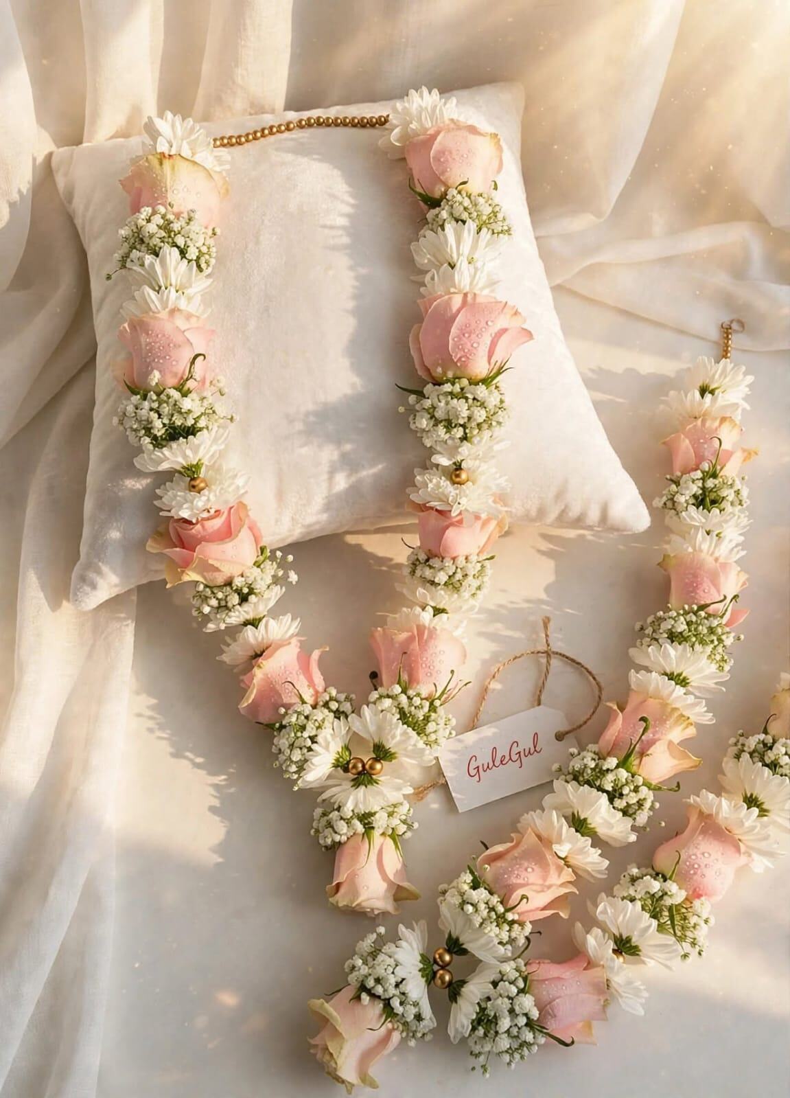 Bride & Groom Garlands — GuleGul Flowers