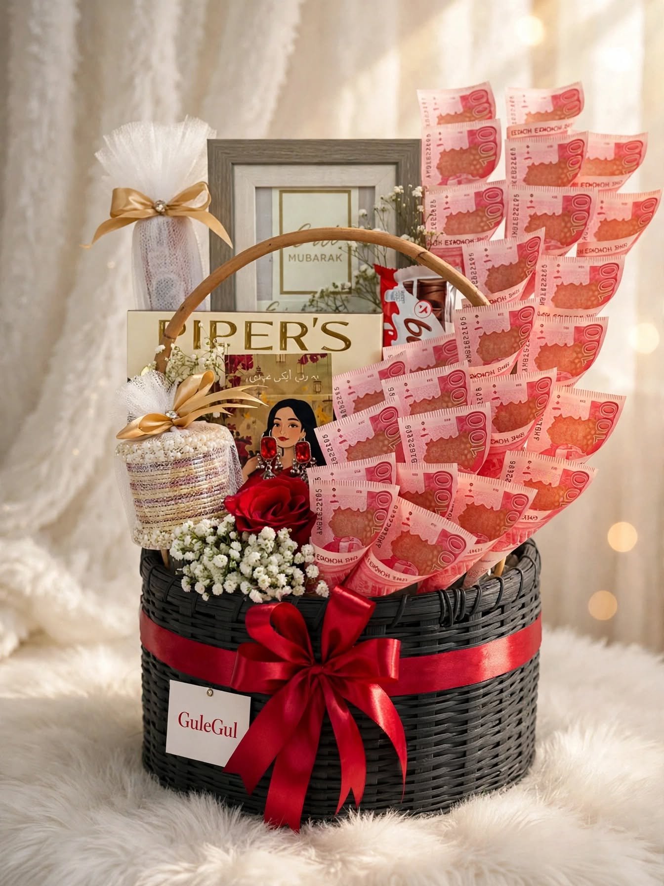 Money Bouquet with Photo Card — GuleGul Flowers