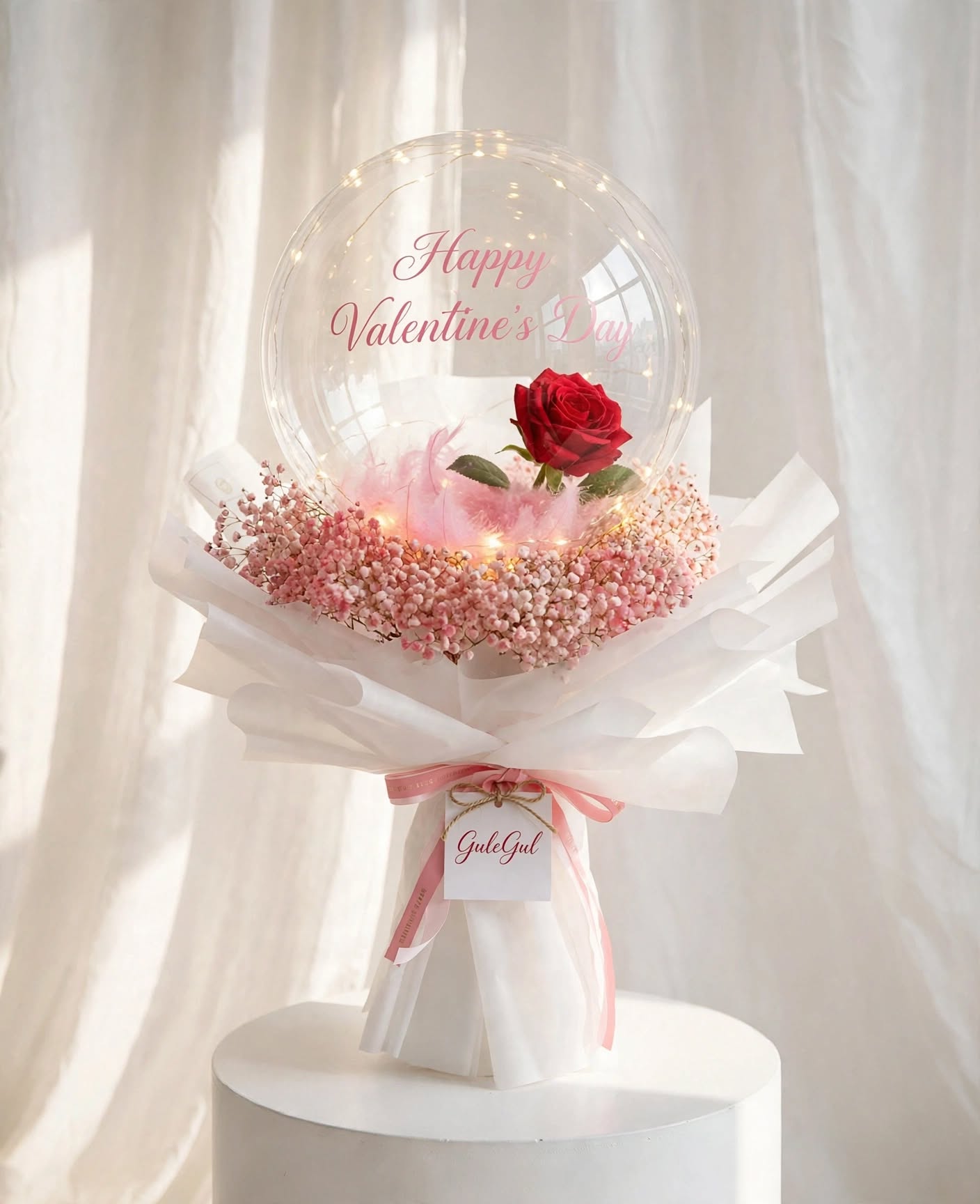 Valentine Bouquet with Red Rose