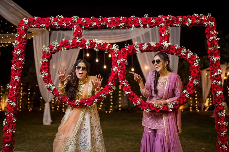 Photo Booth Decoration in Lahore by GuleGul Flowers